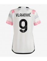 Juventus Dusan Vlahovic #9 Venkovní Dres pro Dámské 2023-24 Krátký Rukáv